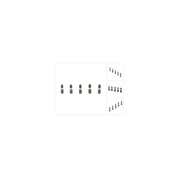 Dewalt Dt7994t-qz Ph2 Embouts Pour Visseuse Tête Phillips - 5 Pièces, Longueur 25mm, Magnétique