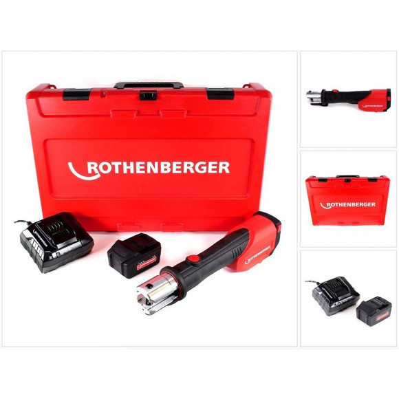 Rothenberger Romax 4000 18 V Li-ion Sertisseuse Sans Fil Pour Raccords + Coffret + 1x Batterie 4,0 Ah + Chargeur ( 1000001840 )