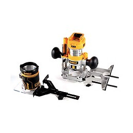 Dewalt Dcw 604 D2 Affleureuse/défonceuse Sans Fil 18v 55 Mm + 2x Batteries 2,0 Ah + Chargeur Rapide + Coffret De Transport