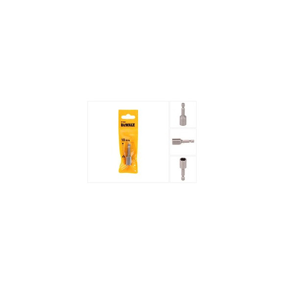 Dewalt Dt 7403-qz Clé À Douille Hexagonale De 10 Mm - De Longueur 50mm, Support À Aimant Permanent, 1/4" Antrieb