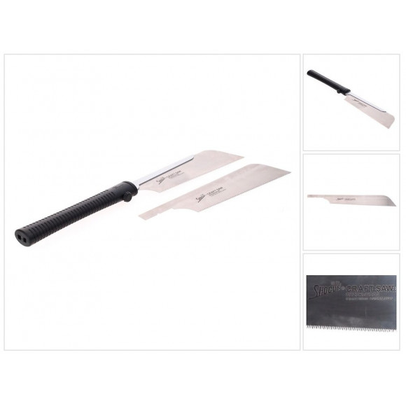 Shogun Dozuki Japan Lame De Scie À Bois Universelle, Longue Manche, 190 Mm + 1x Lame De Scie À Bois Dozuki Japan- Fabriquée 