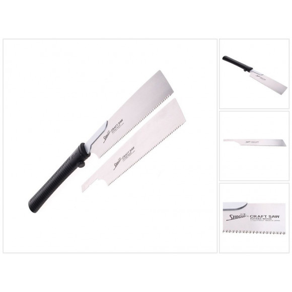Shogun Kataba Japan Lame De Scie À Bois Universelle, Longue Manche, 190 Mm + 1x Lame De Scie À Bois Kataba Japan- Fabriquée 