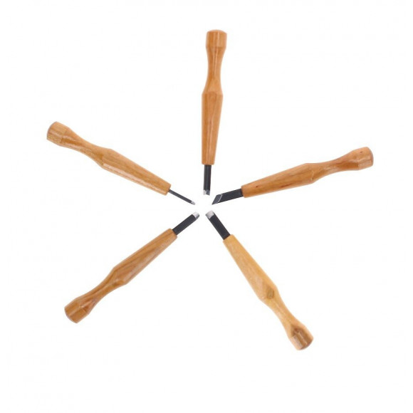 Shogun Mikisyo Power Grip  Couteau Pour Sculpture Du Bois, Set D'outils De Sculpture À Encoche / De Sculpture Pour Décoration