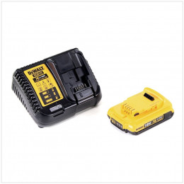 Dewalt Dcp 580 D1 18 V Rabot Sans Fil 82 Mm Avec Boîtier Tstak Vi + 1x Batterie Dcb 183 2,0 Ah + 1x Chargeur Dcb 115