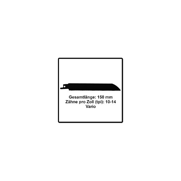 Komet Lame De Scie Metal Et Bois 150mm 10-14tp - 5 Pièces. Hss Bi-metall Vario ( 501.011 )