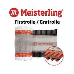 Meisterling Rouleau D'arêtier / Closoir De Faîtage 320 Mm X 5 M, 4 Pcs. - Pet Anti-uv Haute Performance, Non-tissé - Bande C