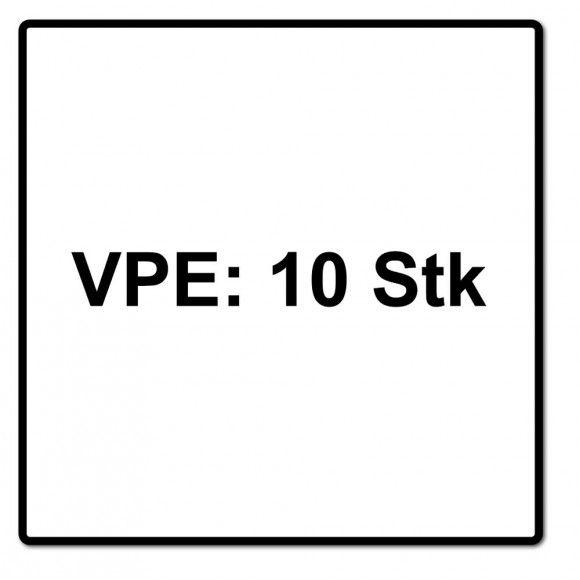 Komet Lame De Scie Sabre Pallets 225mm 10-14tpi - 10 Pièces. Hss-bi-metall Vario ( 2x 501.400 )