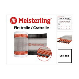 Meisterling  Rouleau D'arêtier / Closoir De Faîtage 320 Mm X 5 M, Pet Anti-uv Haute Performance, Non-tissé - Bande Centrale 