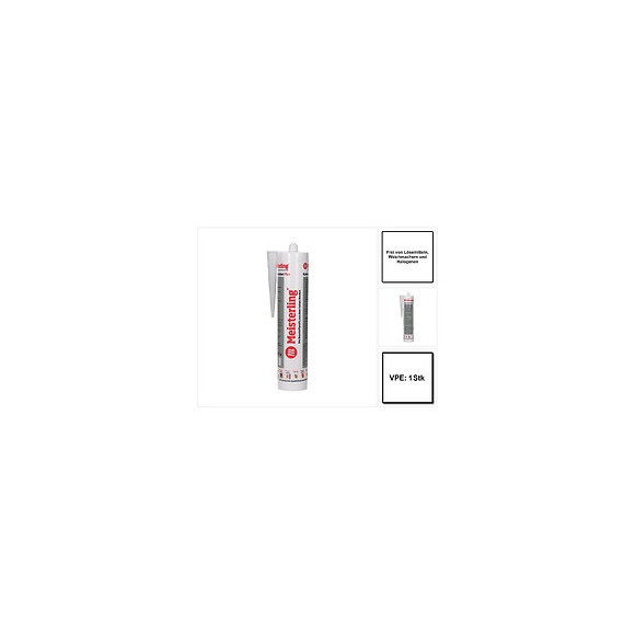 Meisterling Colle À Cartouches Plus 310 Ml, Élasticité Permanente, Autocollant (006050000030)