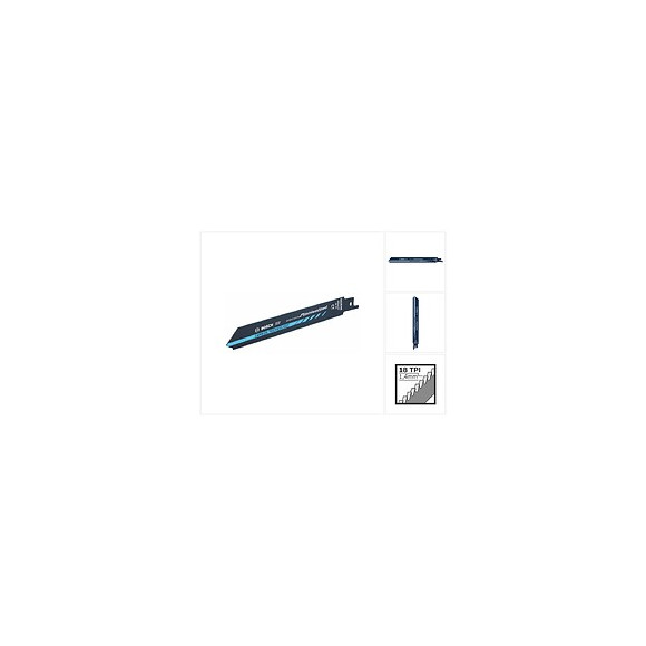 Bosch S 1022 Ehm Lame De Scie Sabre Endurance For Stainless Steel 200mm ( 2608653098 )