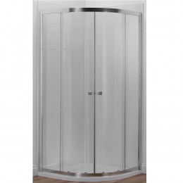 Paroi De Douche Quart De Rond Coulissant Serenity Chromé, 90