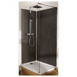 Paroi Douche Fixe Contra, 200 X 140, Verre Transparent