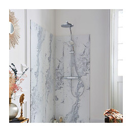 Pommeau De Douche Rond 3 Jets Amelie Chrome