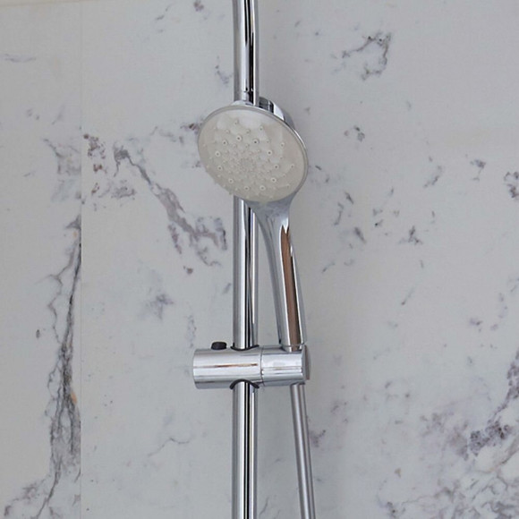 Pommeau De Douche Rond 3 Jets Amelie Chrome