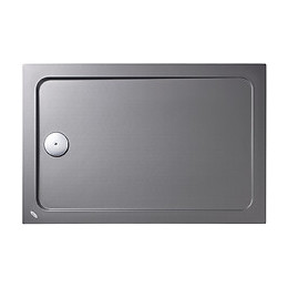 Receveur Antidérapant Carré Flight Safe, 90 X 90, Gris