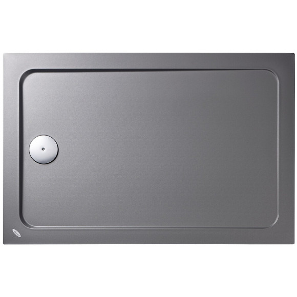 Receveur Antidérapant Carré Flight Safe, 90 X 90, Gris