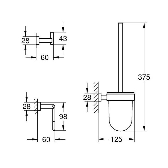 Pack Wc Suspendu Solido Compact + Accessoires