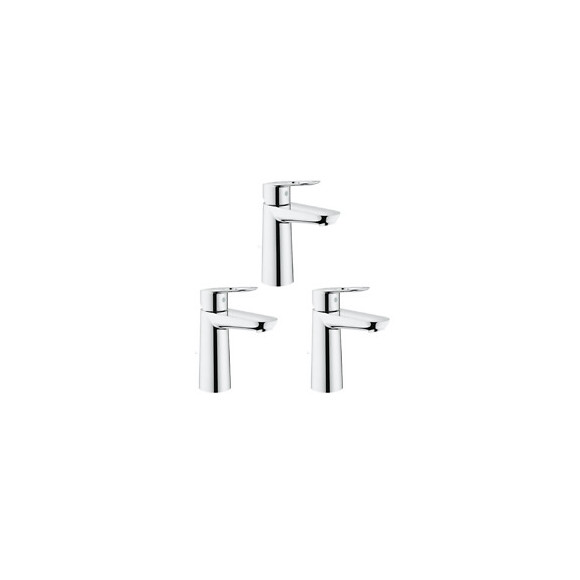 Lot De 3 Robinets Lavabo Bauloop - Taille M