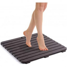 Plateforme De Salle De Bain 55x55cm Sombre (avec 14 Coussinets En Caoutchouc) Tatay