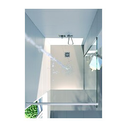 Receveur Bonde Excentrée Fundo Primo + Top, 120 X 90, Blanc