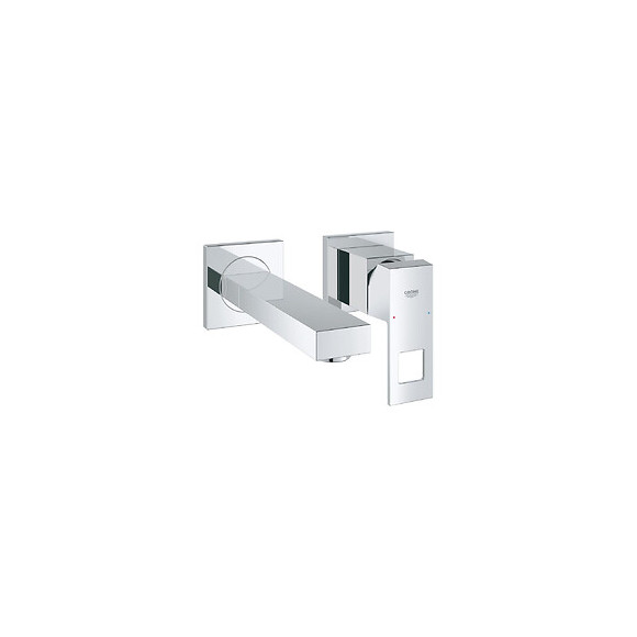 Façade Mitigeur Eurocube 2 Trous Lavabo Taille S Saillie 171 Chromé