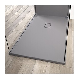 Receveur De Douche Recoupable Kinesurf Pietra, 140 X 90, Gris Beton