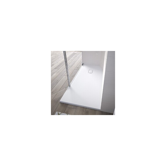 Receveur De Douche Recoupable Kinesurf Pietra, 140 X 90, Blanc