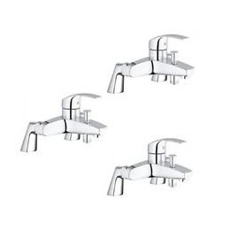 Lot De 3 Robinets Baignoire Eurosmart