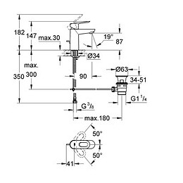 Lot De 2 Robinets Lavabo Bauloop Taille S