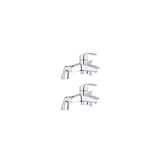 Lot Mitigeur Bain/douche Eurosmart 33303002 X2