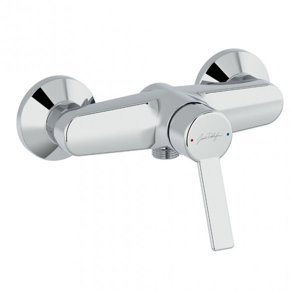 Mitigeur De Douche Eo + Douchette 2 Jets Shift Ellipse + Flexible Silverflex