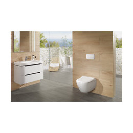 - Pack Wc Suspendu Sans Bride Subway 2.0 + Abattant + Plaque Chromée + Bâti