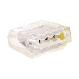 Lot De 10 Mini Bornes De Connexion Rapide S273 Pour Fils Rigides - 4 Entrées - Wago