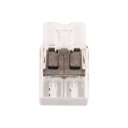 Lot De 100 Mini Bornes De Connexion Rapide S2273 Pour Fils Rigides - 2 Entrées  - Wago