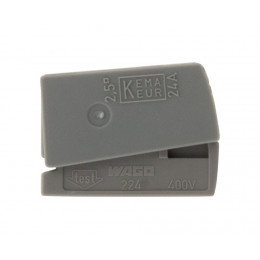 Lot De 6 Mini Bornes De Connexion Rapide S224 Pour Fils Souples Et Rigides - 1 Conducteur Pour Luminaire - Wago