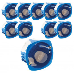 Lot De 10 Boîtes Cloison No Air Multi Mat Ø67 Mm Prof. 40 - Blm