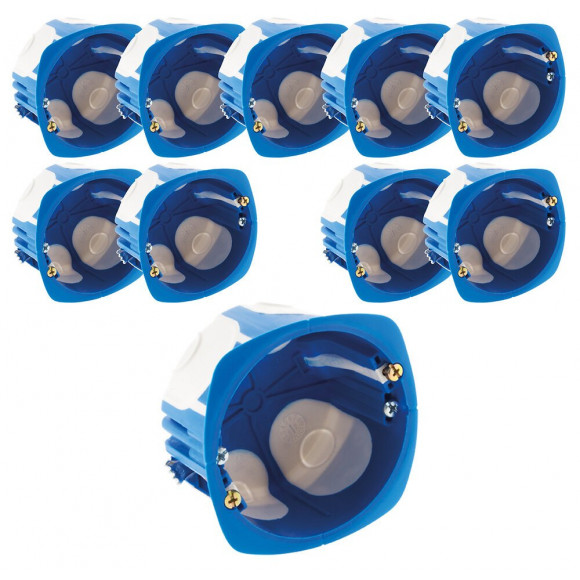 Lot De 10 Boîtes Cloison No Air Multi Mat Ø67 Mm Prof. 40 - Blm