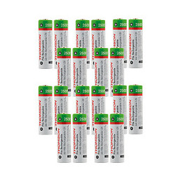 Pack De 40 Piles Rechargeables Hr06 Aa 2500 Mah - Thomson