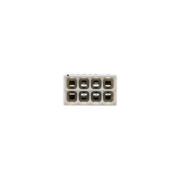Lot De 10 Mini Bornes De Connexion Rapide S2273 Pour Fils Rigides - 8 Entrées  - Wago