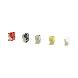 Lot De 5 Mini Bornes De Connexion Rapide S243 Pour Fils Rigides Téléphoniques - 4 Entrées - Wago
