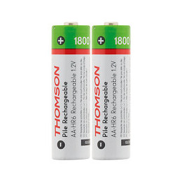 Pack 2x Piles Rechargeables Hr06 Aa 1800 Mah - Thomson