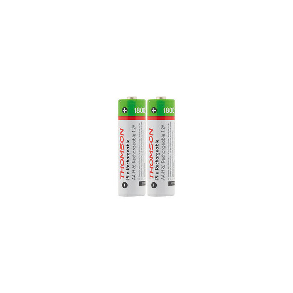 Pack 2x Piles Rechargeables Hr06 Aa 1800 Mah - Thomson