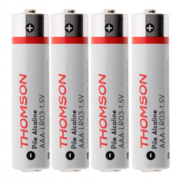 Pack 4 Piles Alcalines Lr03 Aaa 1,5v - Thomson