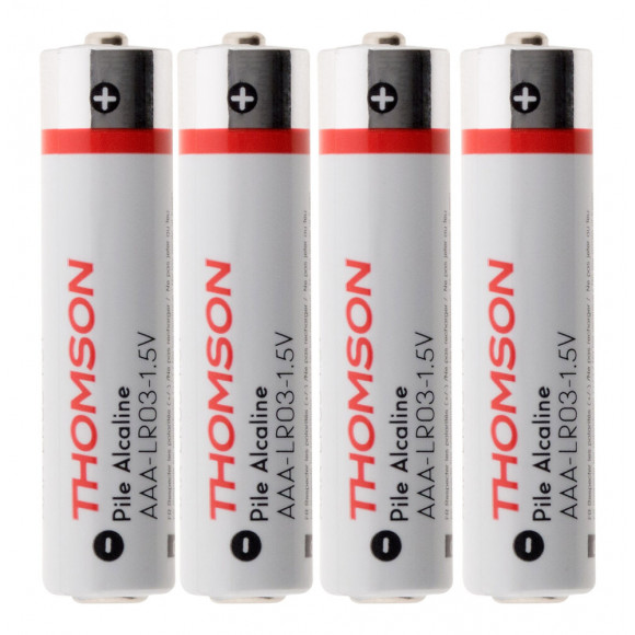 Pack 4 Piles Alcalines Lr03 Aaa 1,5v - Thomson