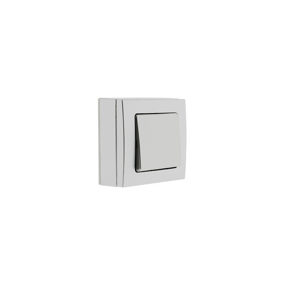 Poussoir Borne Auto Saillie Gris - Bel'vue