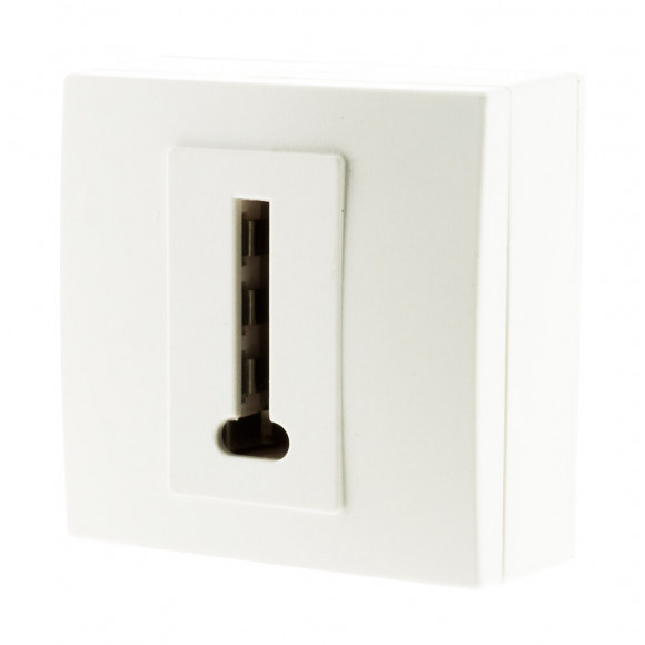 Prise Téléphone 8 Plots Saillie Blanc - Bel'vue