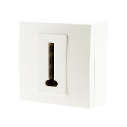 Prise Téléphone 8 Plots Saillie Blanc - Bel'vue