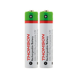 Pack 2x Piles Rechargeables Hr03 Aaa 700 Mah - Thomson