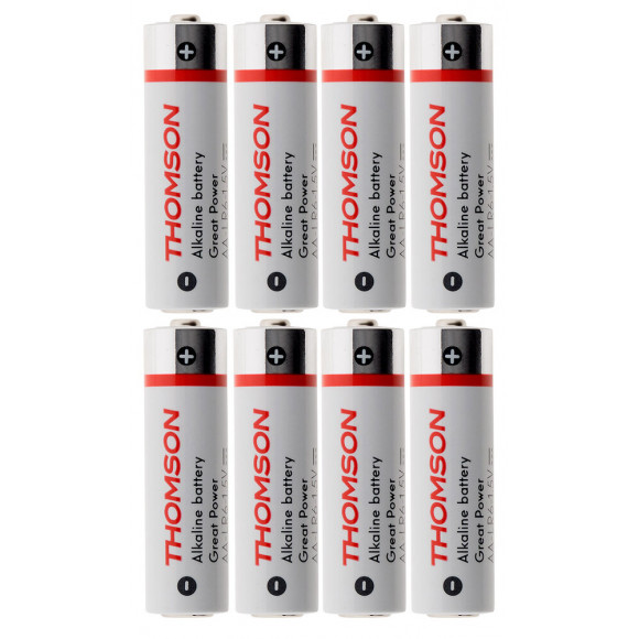 Pack 8 Piles Alcalines Lr06 Aa 1,5 V - Thomson