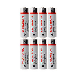 Pack 8 Piles Alcalines Lr06 Aa 1,5 V - Thomson